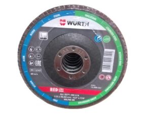 DISCO FLAP ACERO E INOX DE 115 MM - GRIT 80